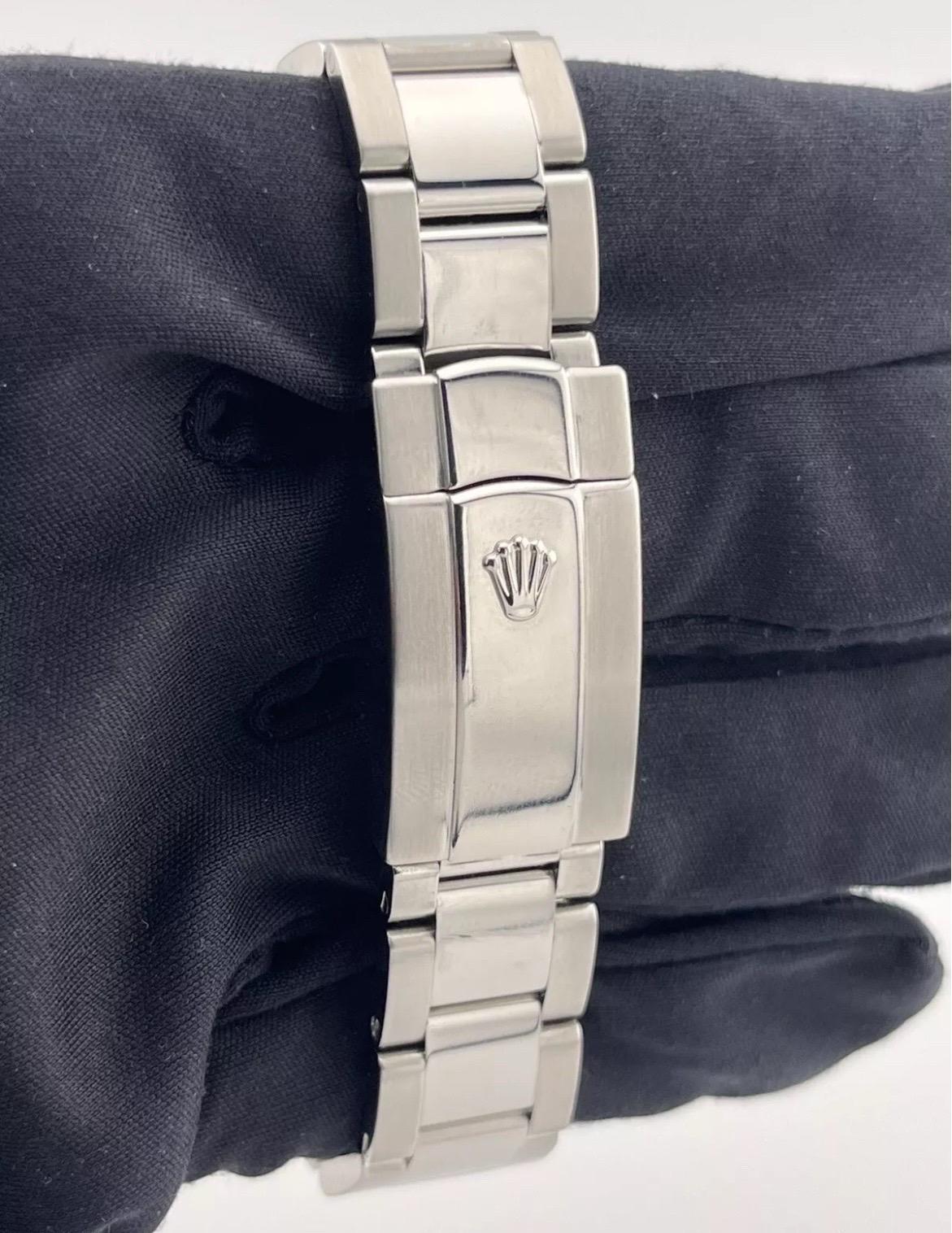 Rolex Datejust II 41mm Diamond Bezel & Dial White Mother Of Pearl Watch 116334 For Sale 5