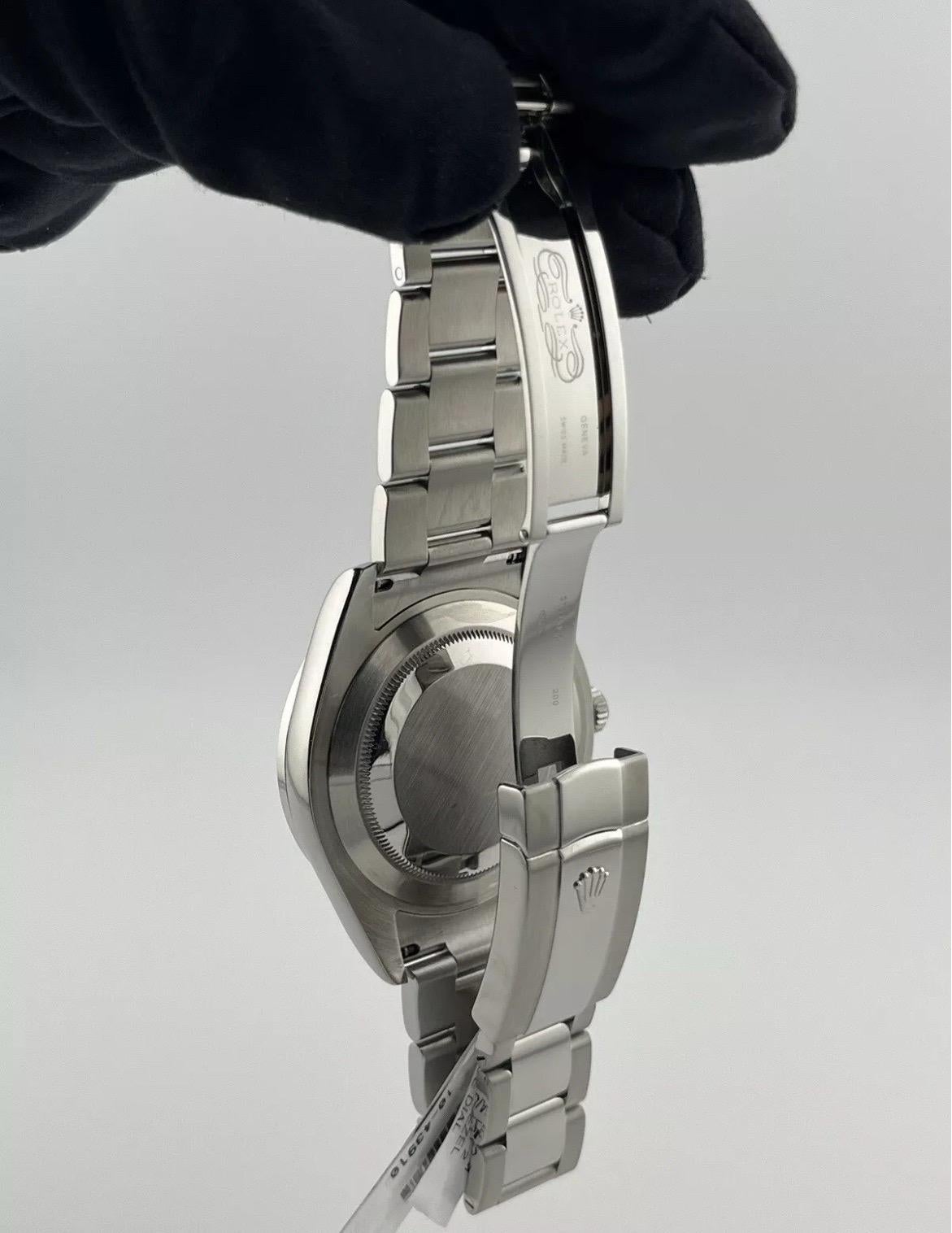 Rolex Datejust II 41MM Factory Blue Dial Watch w/ 2.50ct Diamond Bezel 116300 5
