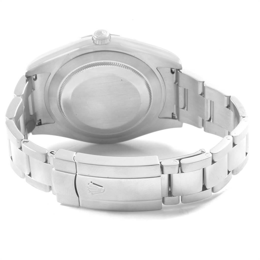 Rolex Datejust II Grey Dial Oyster Bracelet Steel Men's Watch 116300 For Sale 6
