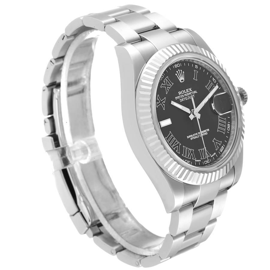rolex datejust 41 grey dial