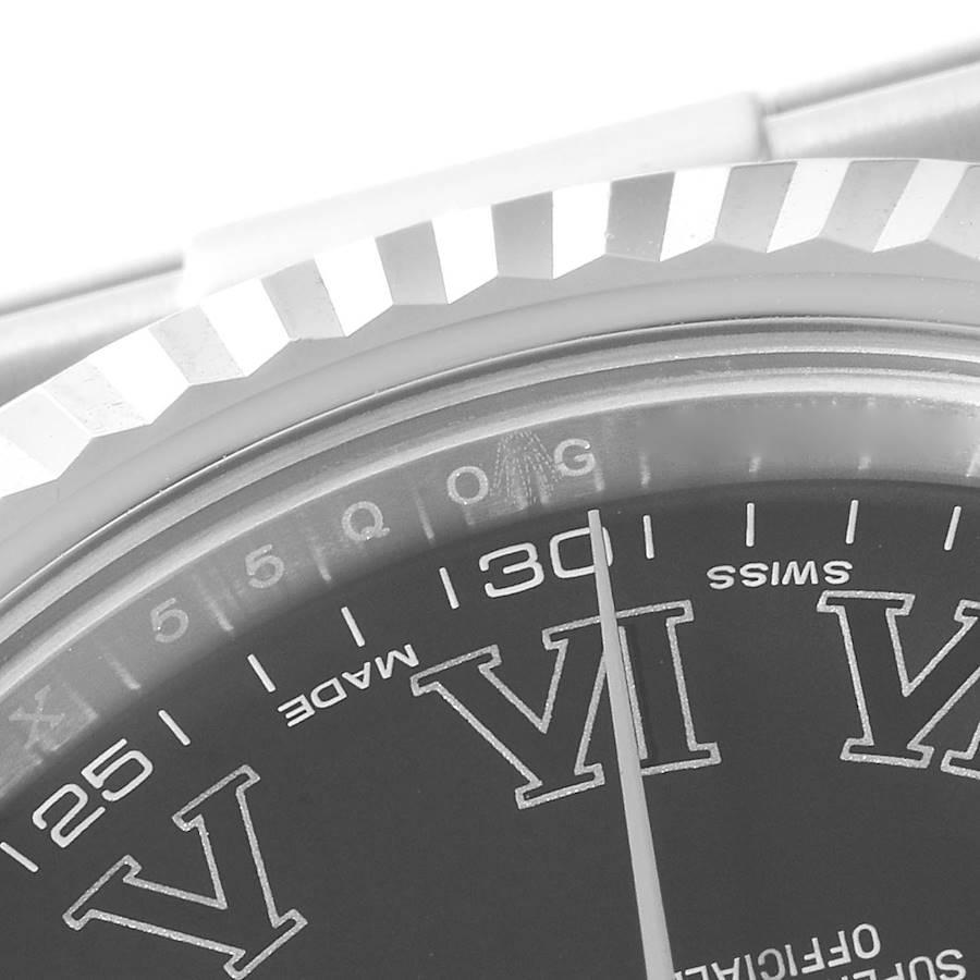 Rolex Datejust II Grey Dial Steel White Gold Mens Watch 116334 In Excellent Condition For Sale In Atlanta, GA