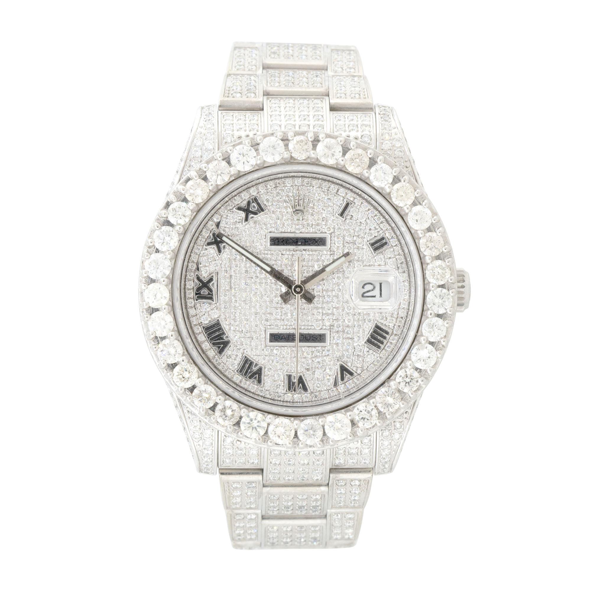 all diamond rolex