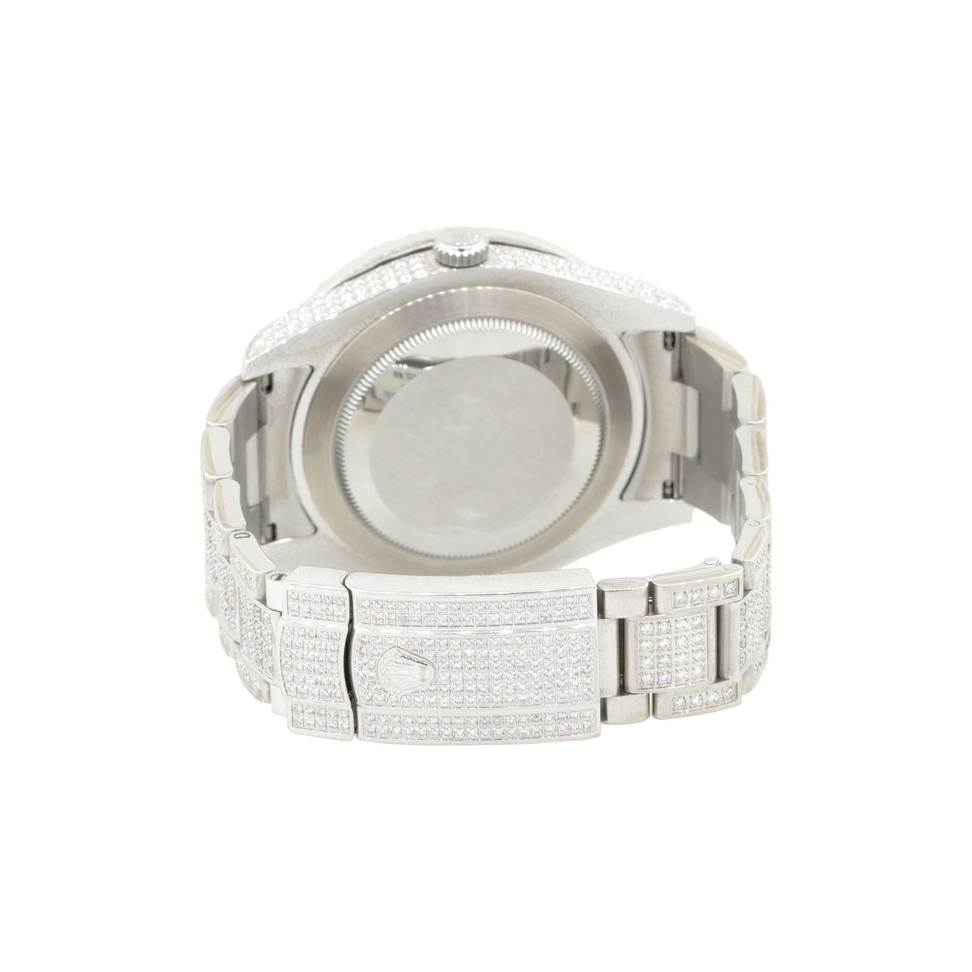 diamond covered rolex
