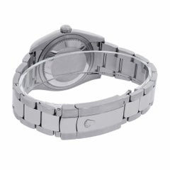 Rolex Datejust II Stainless Steel Black Index Dial Watch 116300