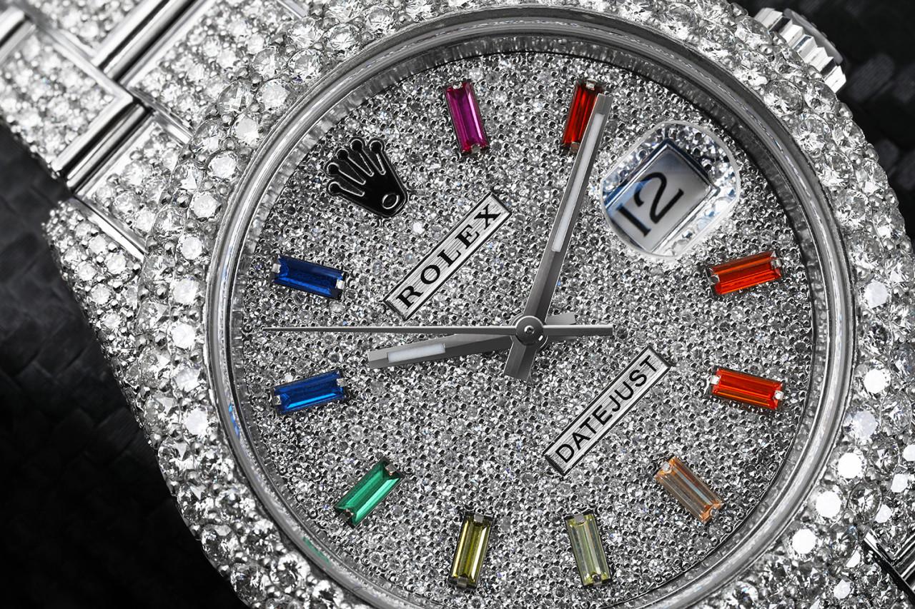 iced out diamond rolex price