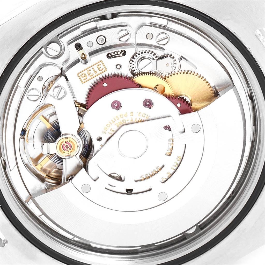 Rolex Datejust II Steel White Gold Diamond Dial Men's Watch 116334 For Sale 2