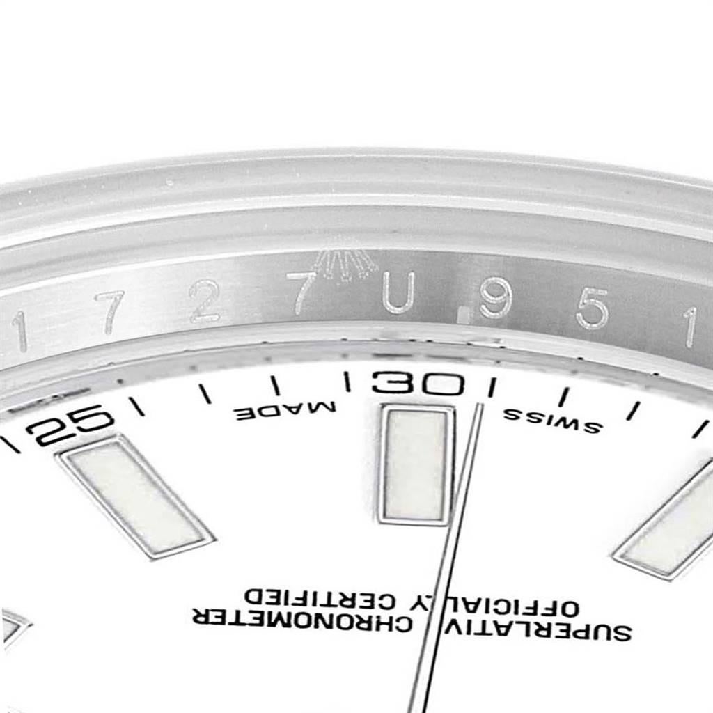 Rolex Datejust II White Dial Steel Men's Watch 116300 Box Card 3