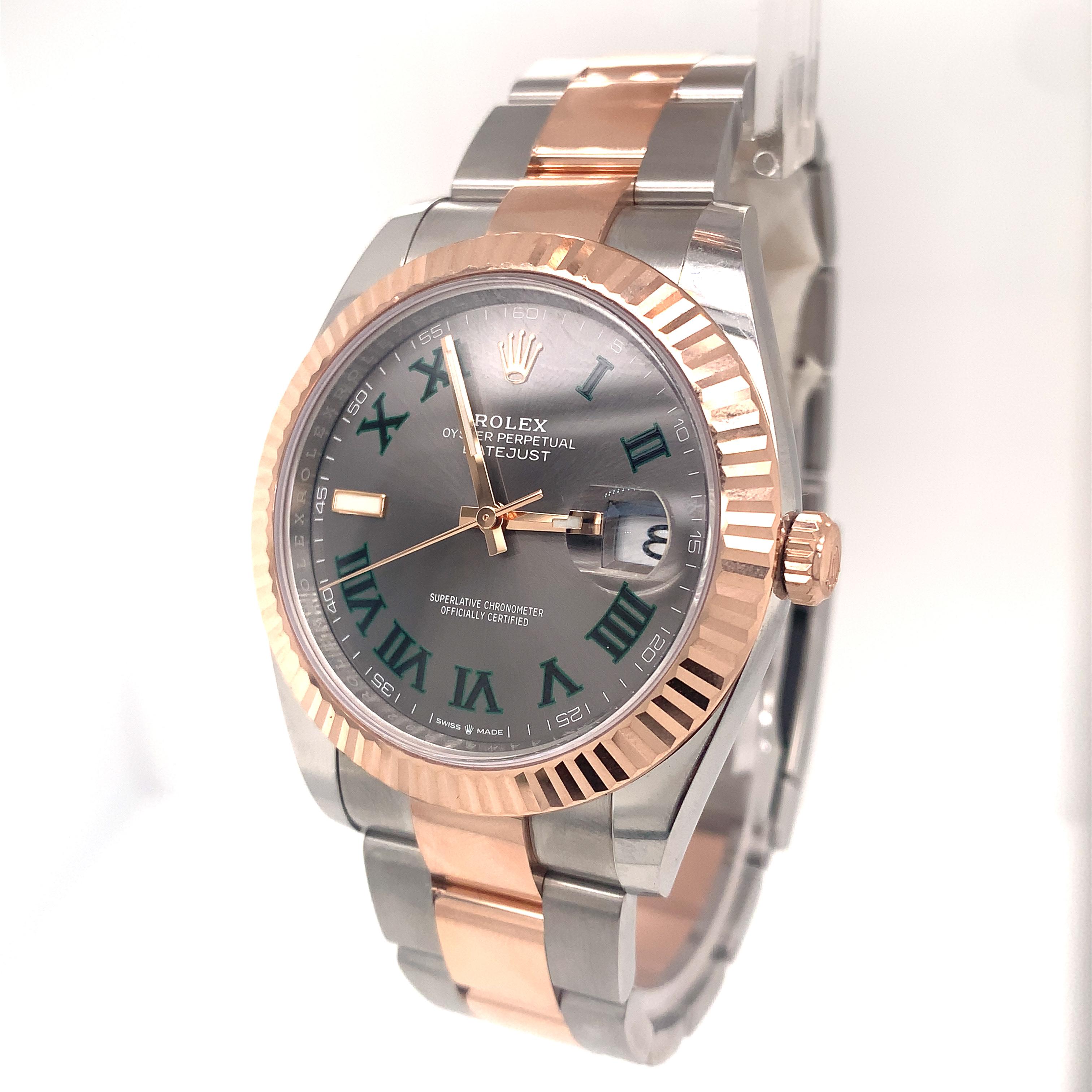 Rolex Datejust II Wimbledon Zifferblatt 126331 im Zustand „Hervorragend“ in Aventura, FL