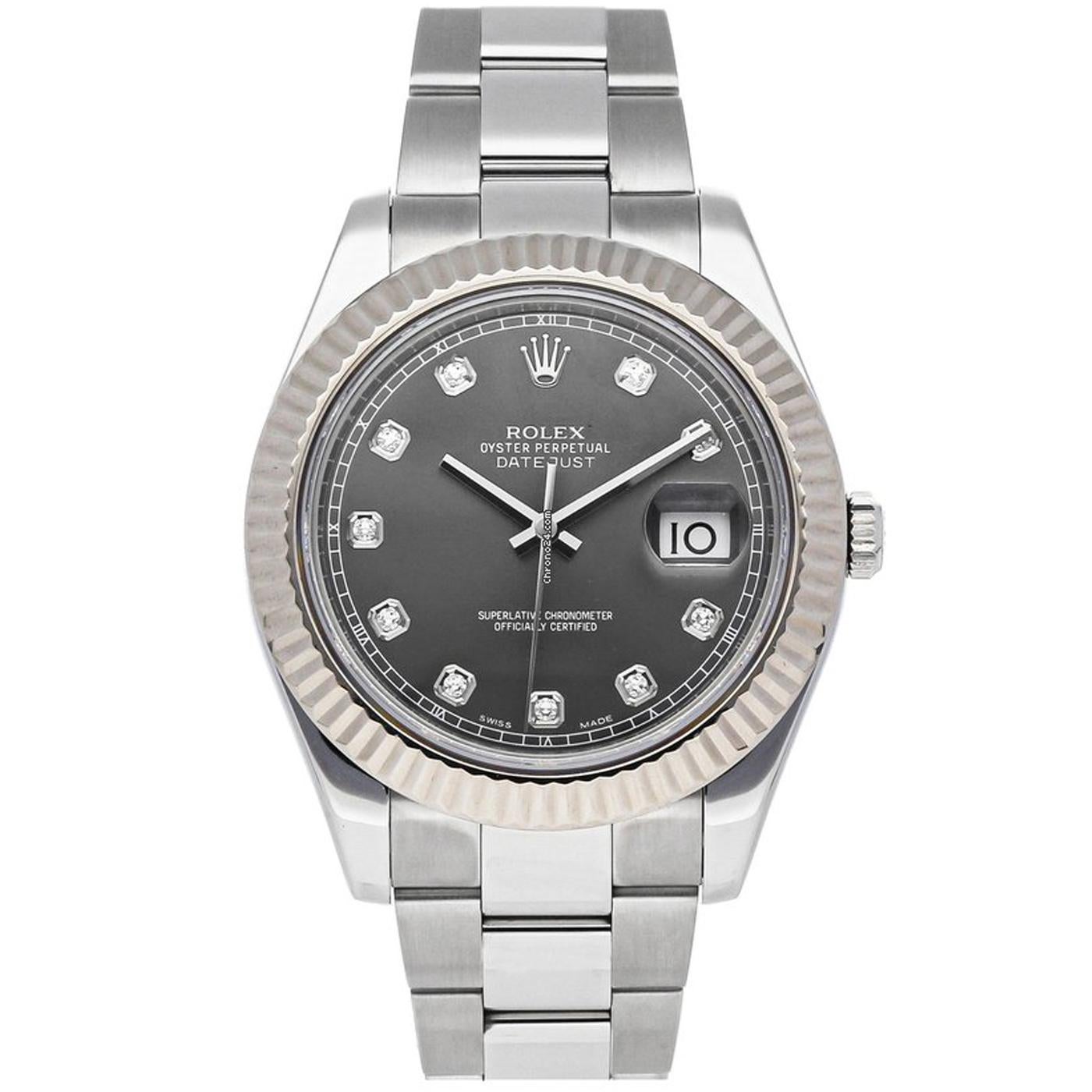 rolex datejust 2 diamond bezel