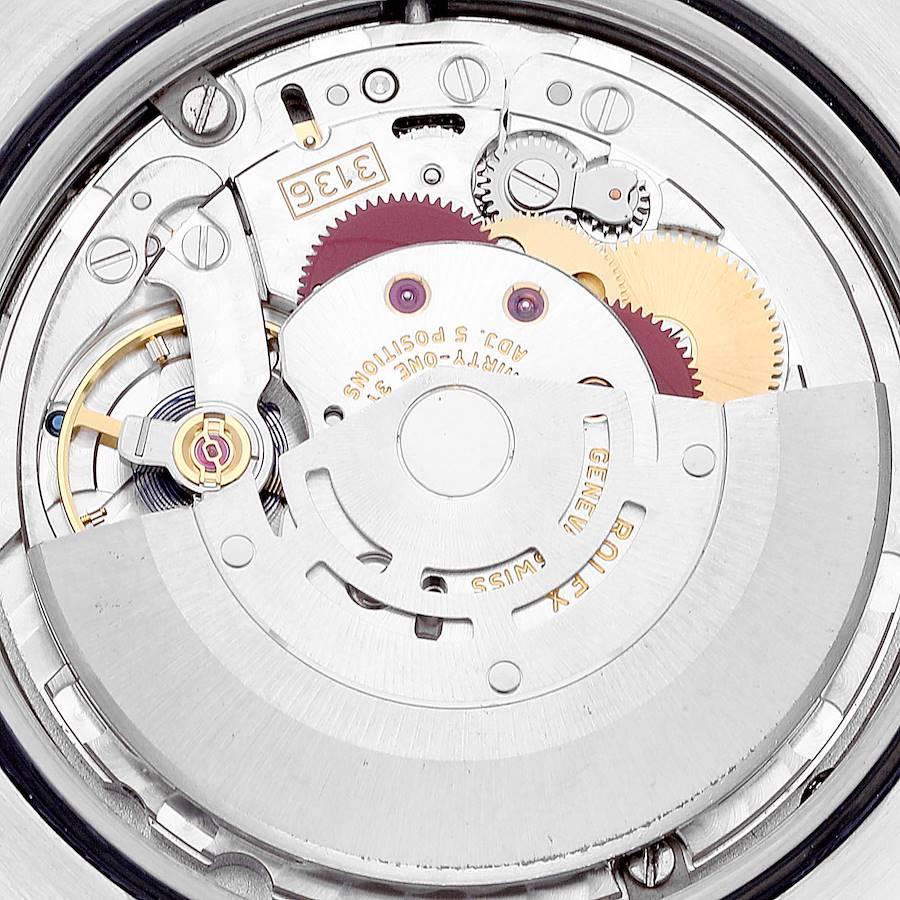 Rolex Datejust II Blaue Herrenuhr mit römischem Zifferblatt und geriffelter Lünette 116334 5