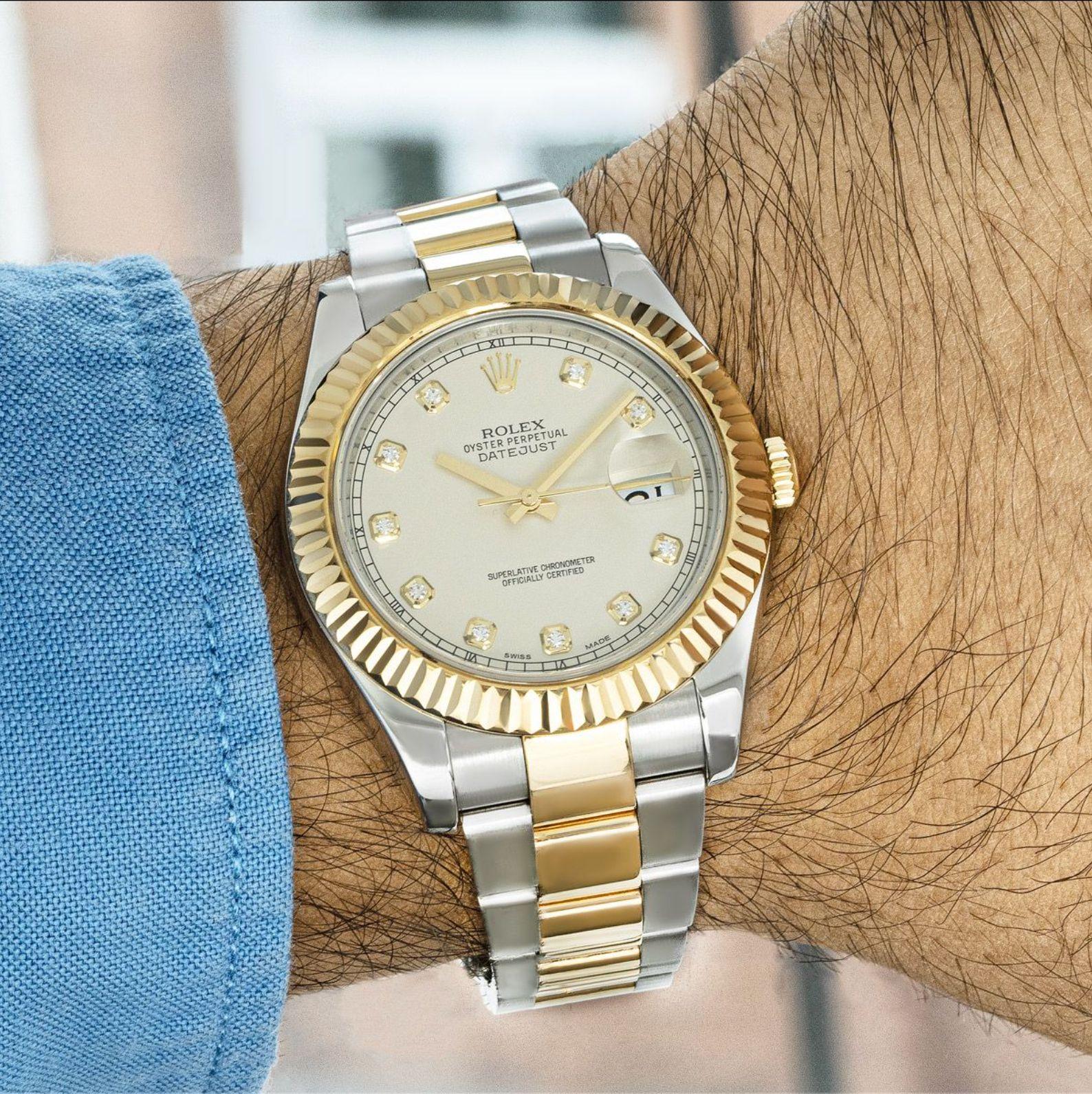 Rolex DateJust II Diamond Dial 116333 For Sale 3