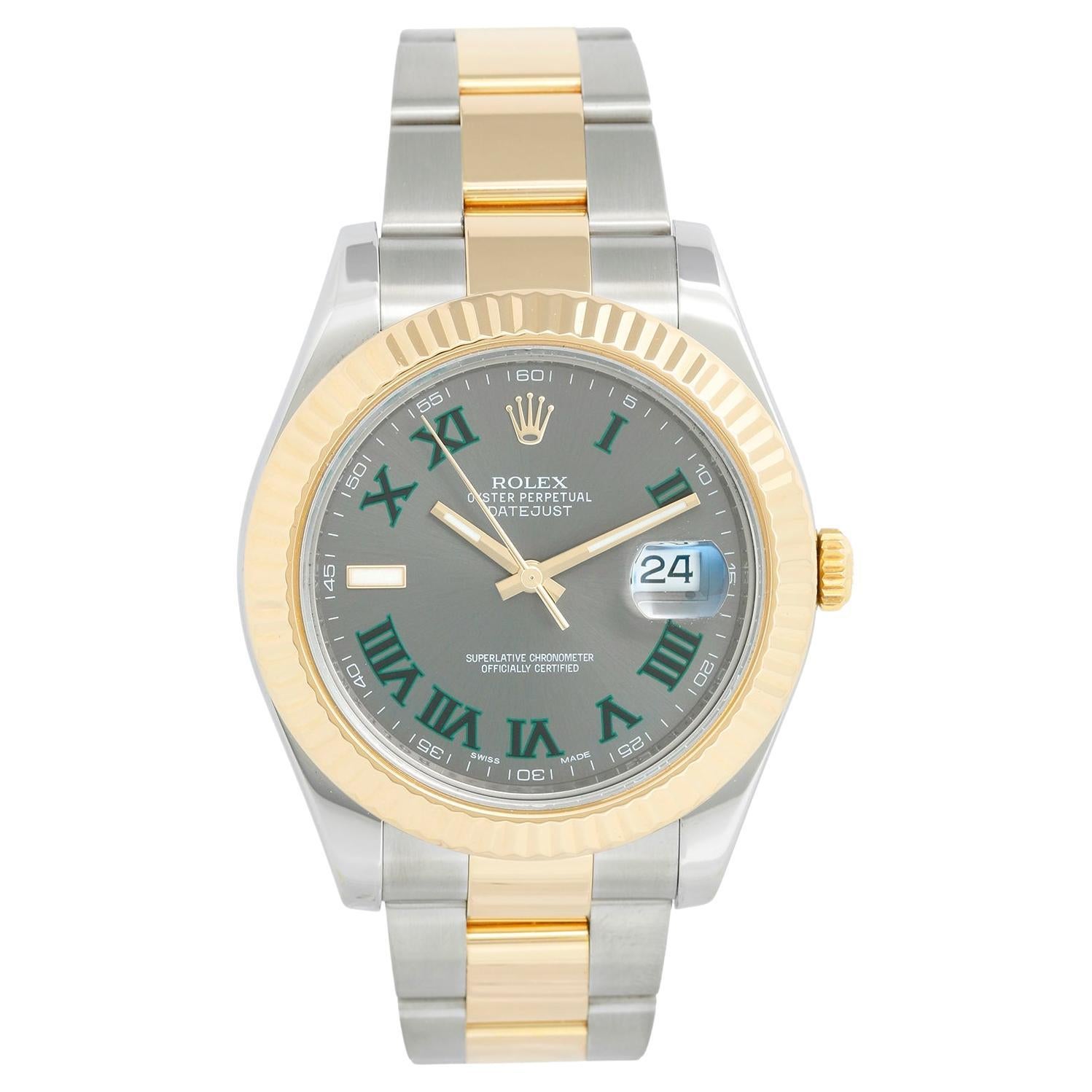 Rolex Datejust II  Men's 2-Tone Steel & Gold 41mm Watch 116333