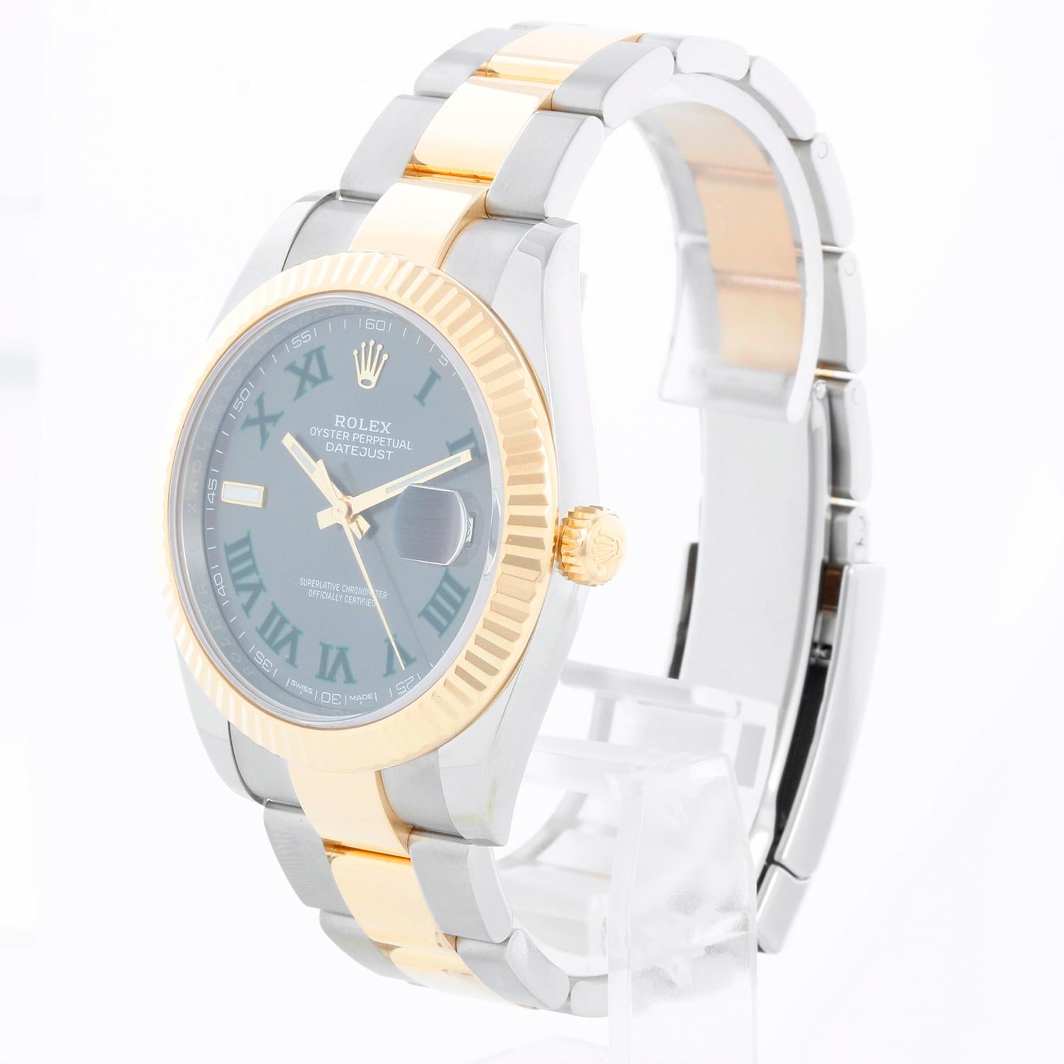 Rolex Datejust II  Men's 2-Tone Steel & Gold 41mm Watch 126333 For Sale 1