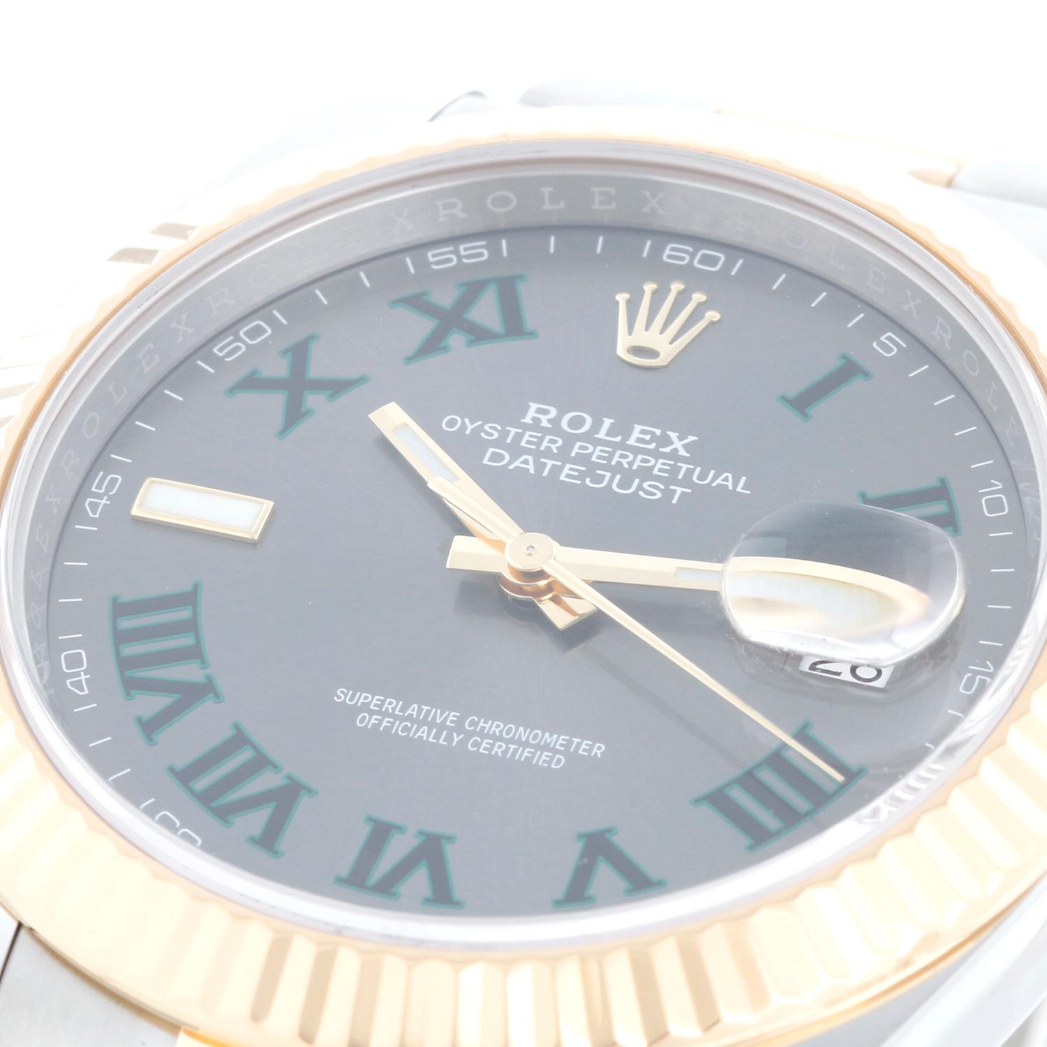 Rolex Datejust II  Men's 2-Tone Steel & Gold 41mm Watch 126333 For Sale 3