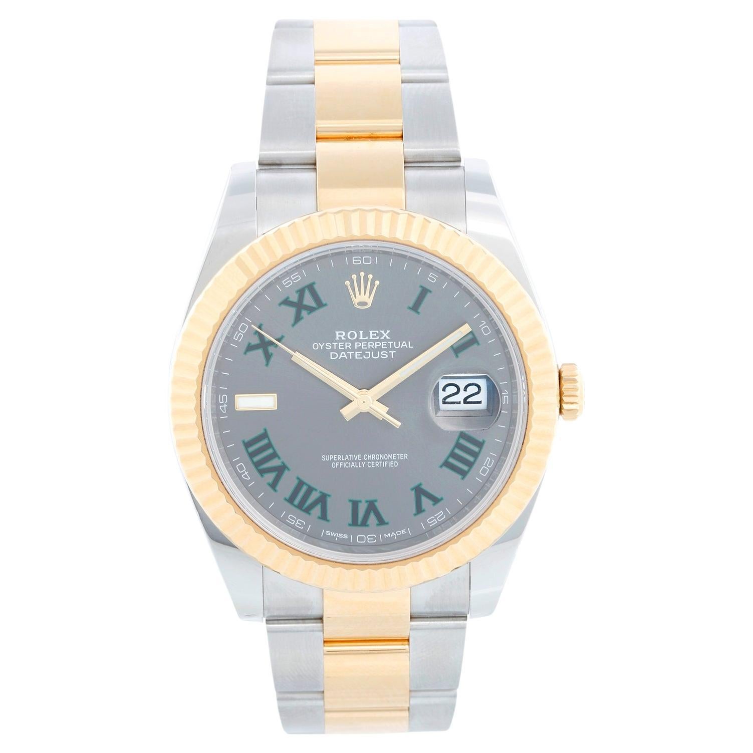Rolex Datejust II  Men's 2-Tone Steel & Gold 41mm Watch 126333