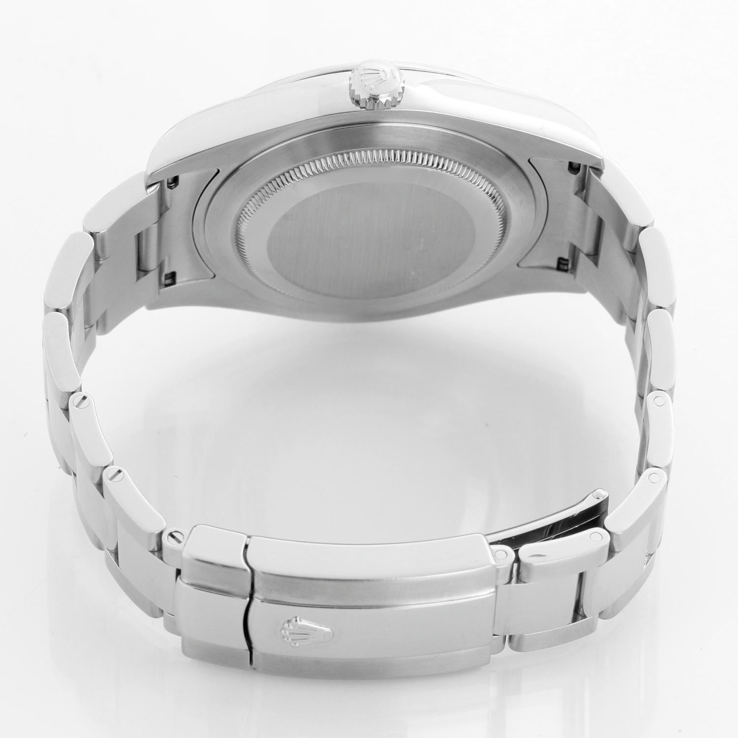 De los hombres Reloj Rolex Datejust II de acero inoxidable con esfera plateada de 41 mm para hombre 116300 en venta