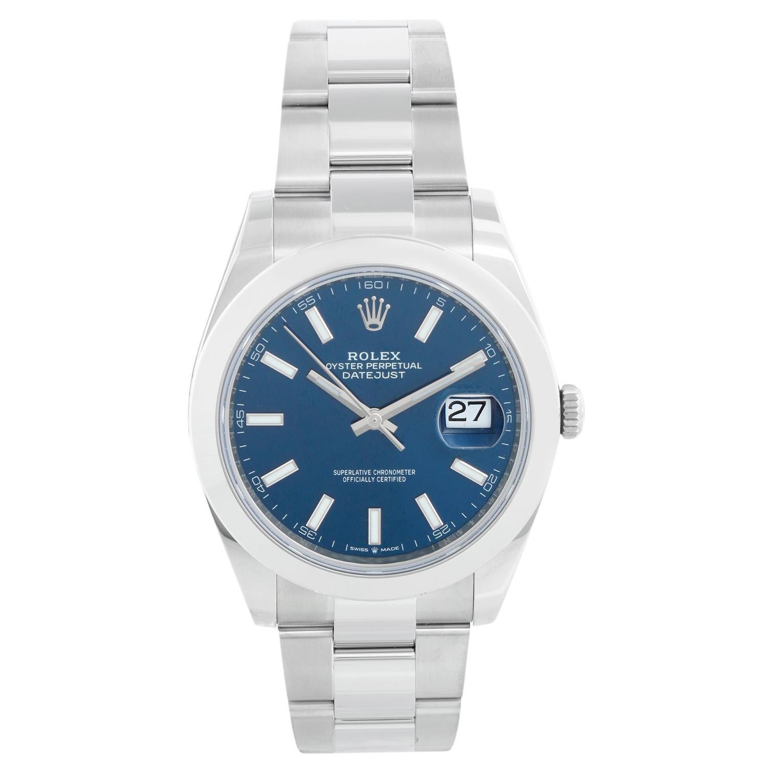 Rolex Datejust II pour hommes 41 mm en acier inoxydable 126300