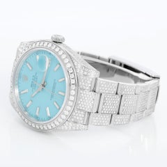 Rolex Datejust II Men's Stainless Steel Custom Diamond 126300