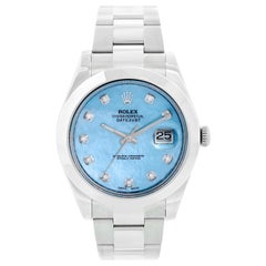 Rolex Montre Datejust II en nacre pour homme 116300