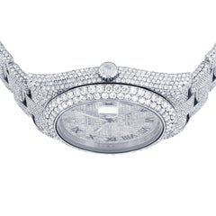 Rolex Datejust II Roman Numeral Dial Aftermarket Diamond Watch