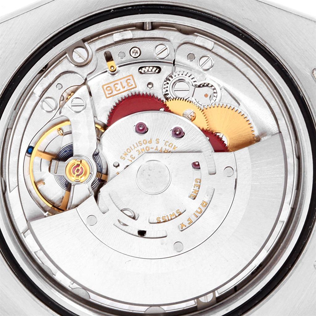 Rolex Datejust II Silver Arabic Dial Steel Men's Watch 116300 In Excellent Condition For Sale In Atlanta, GA