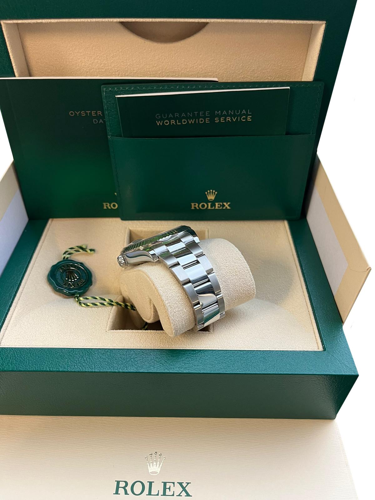 Rolex Datejust II 41 mm Edelstahl Diamant-Zifferblatt Herren Oyster-Uhr 116334 im Angebot 10