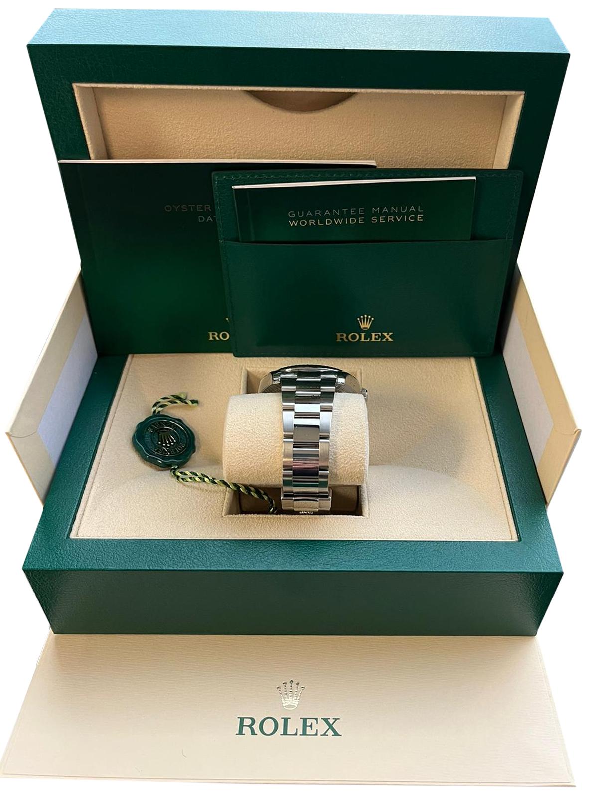 Rolex Datejust II 41 mm Edelstahl Diamant-Zifferblatt Herren Oyster-Uhr 116334 im Angebot 12