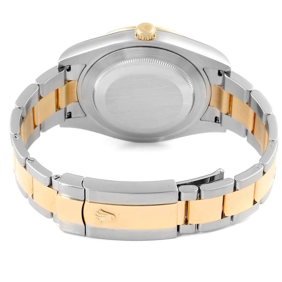 Rolex Datejust II Steel Yellow Gold Black Dial Men's Watch 116333 For Sale 6