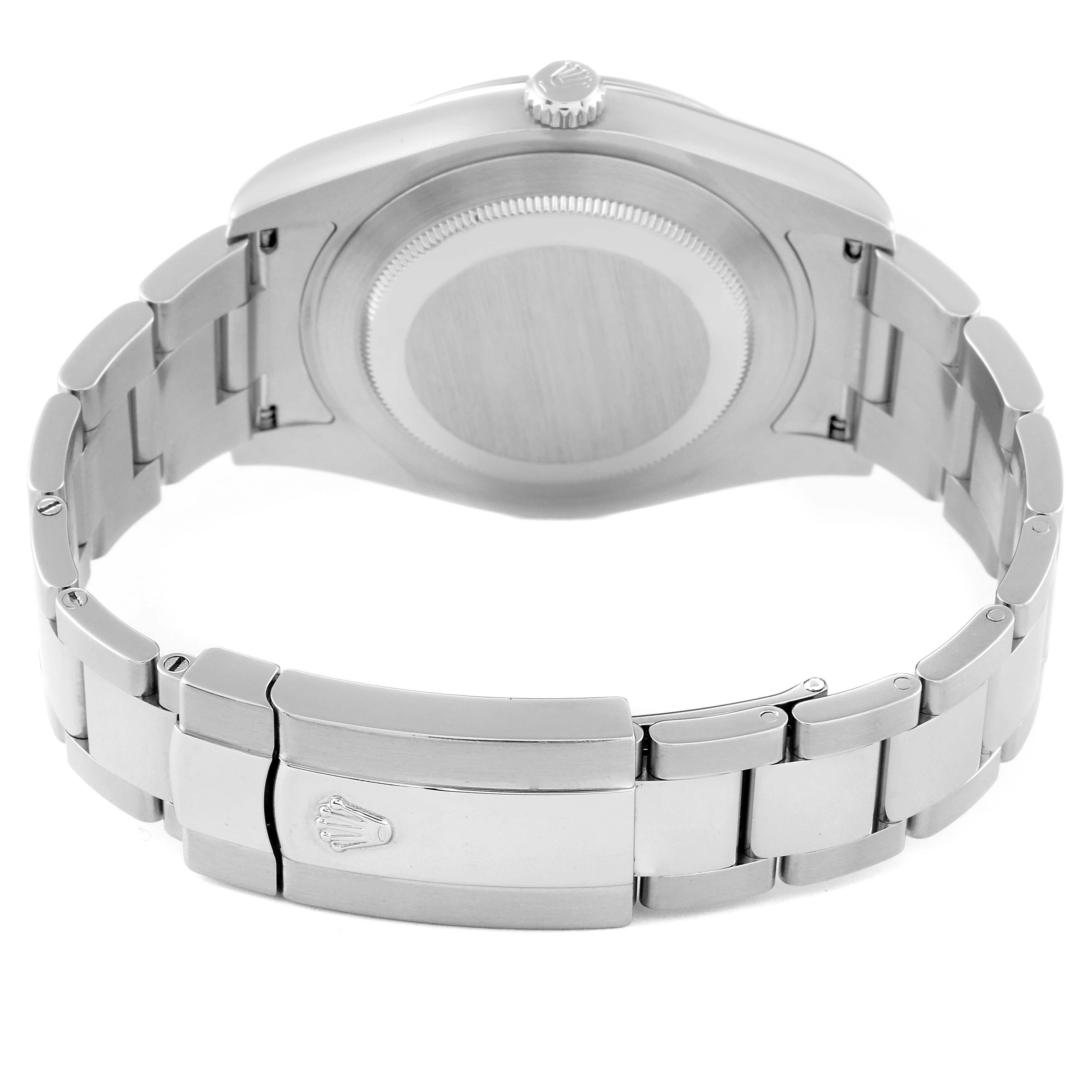 Rolex Datejust II White Dial Oyster Bracelet Steel Mens Watch 116300 5