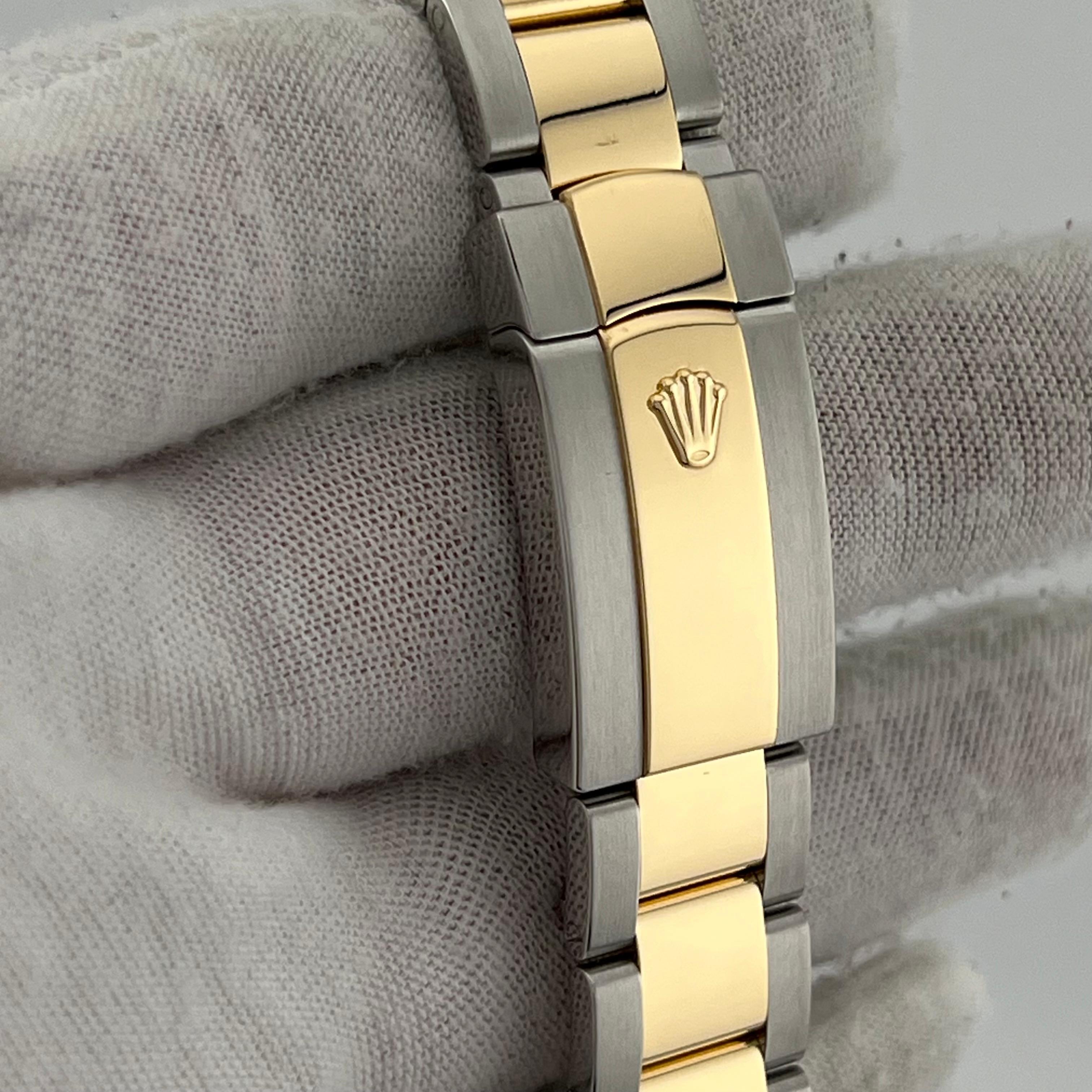 Rolex Datejust II Wimbledon Zifferblatt 116333 41mm 18K Gelbgold Edelstahl im Angebot 3