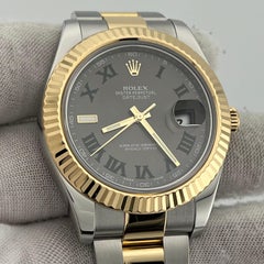 Rolex Datejust II Wimbledon Dial 116333 41mm 18K Yellow Gold Stainless Steel