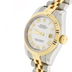 Rolex Datejust Ladies 2-Tone Factory Mother of Pearl Dial Watch 179173