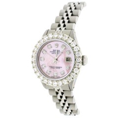 Rolex Datejust Ladies Automatic Steel Jubilee Watch, 1.96 Carat Diamond Bezel