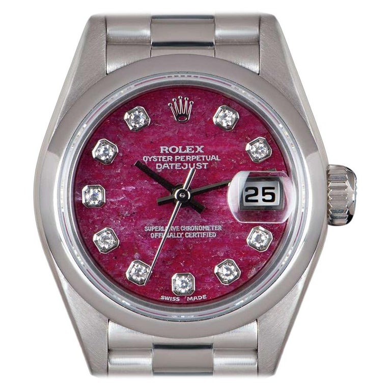 rolex datejust stone dial