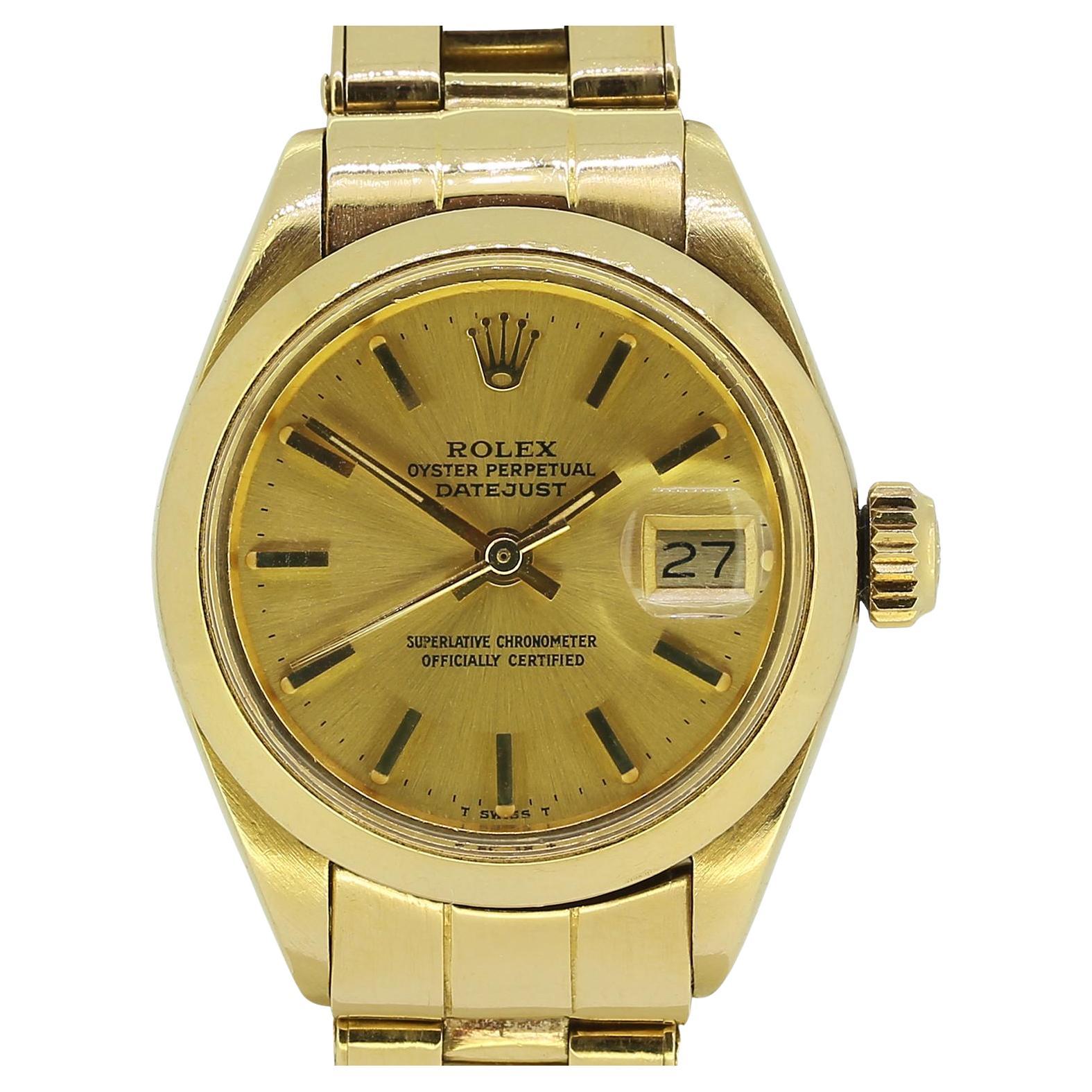 Montre-bracelet pour dames Rolex Datejust