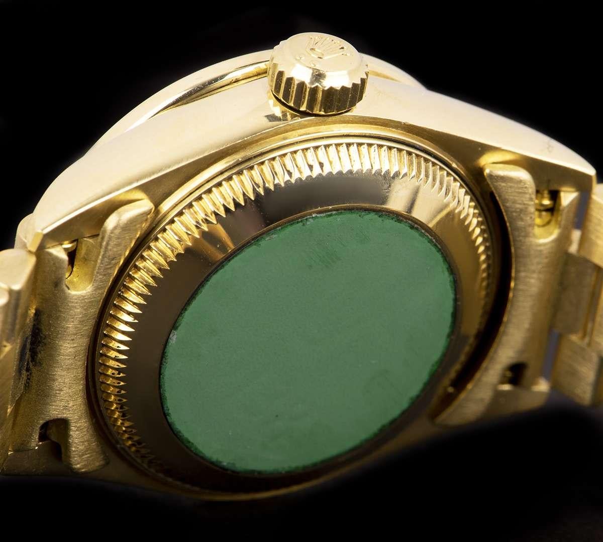 Rolex Datejust Ladies Yellow Gold Rare Ammonite Dial Diamond Set B&P 69138 In Excellent Condition In London, GB