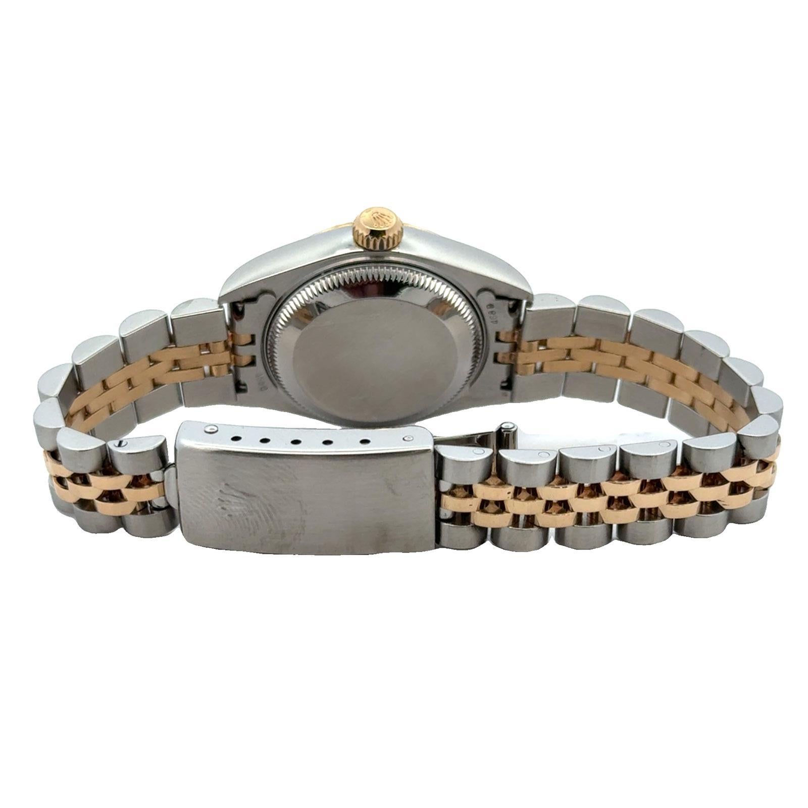  Rolex Datejust Ladys 26mm 79173 Acier inoxydable 18KYG Circa 2002 Pour femmes 
