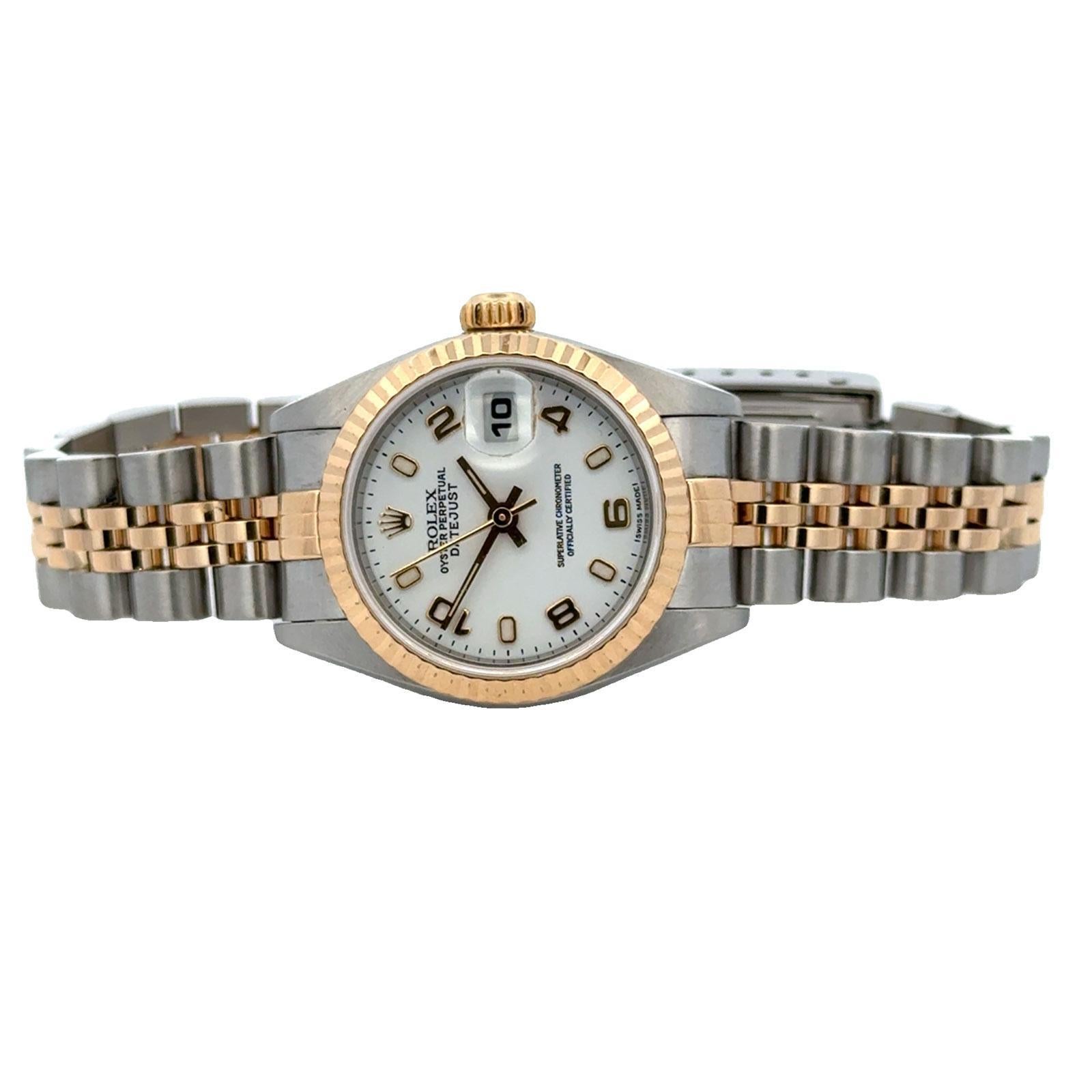 Rolex Datejust Ladys 26mm 79173 Acier inoxydable 18KYG Circa 2002 2