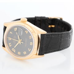 Rolex Datejust Men's 18 Karat Watch 16018