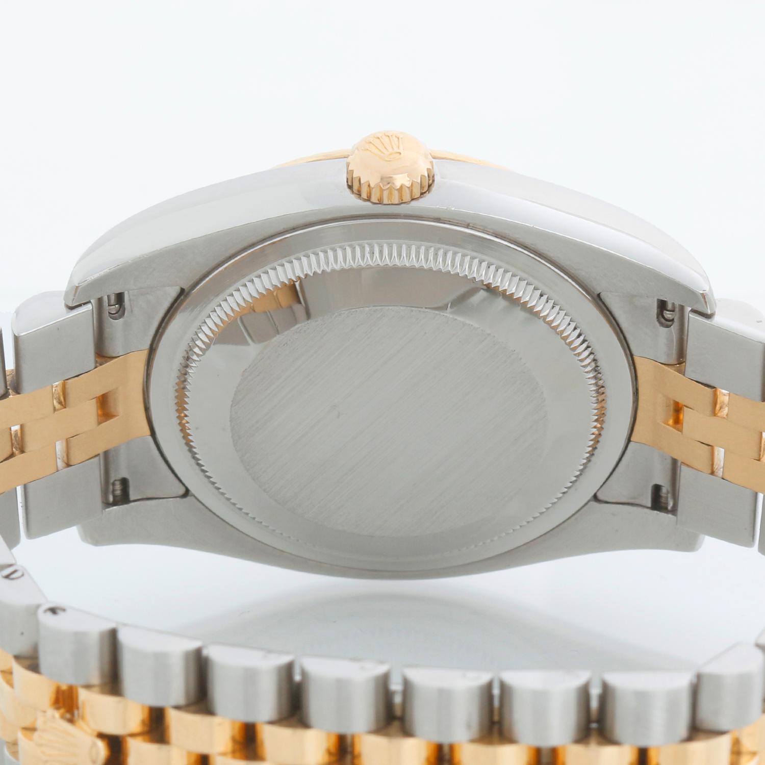 Rolex Datejust Orologio da uomo con quadrante diamantato 2 toni 116233 in vendita 2
