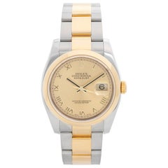 Rolex Datejust Men
s 2-Tone Steel and Gold Watch 116203