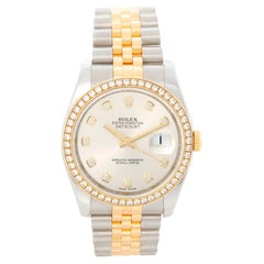 Rolex Datejust Men's 2-Tone Steel & Gold Watch 116243