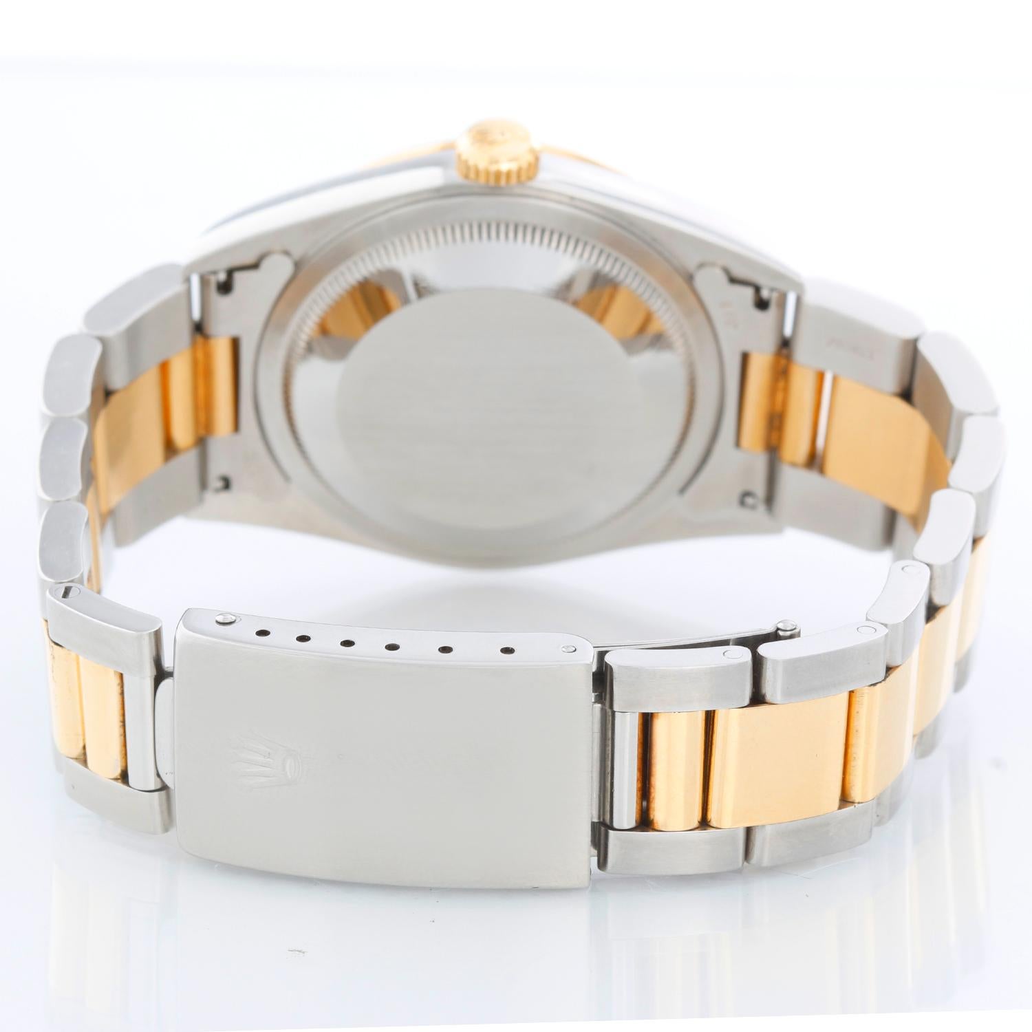 Rolex Datejust Men's 2-Tone Steel & Gold Watch 16203 In Excellent Condition In Dallas, TX