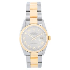 Rolex Datejust Men's 2-Tone Steel & Gold Watch 16203
