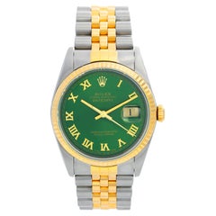 Rolex Datejust Men's 2-Tone Steel & Gold Watch 16233
