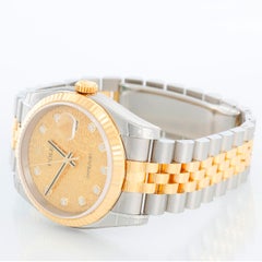 Rolex Datejust Men's 2-Tone Steel & Gold Watch Jubilee 116233