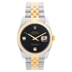 Rolex Datejust Men's 2-Tone Steel & Gold Watch Jubilee 116233