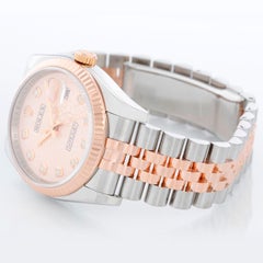 Rolex Datejust Men's 2-Tone Steel/Rose Gold Watch 116231