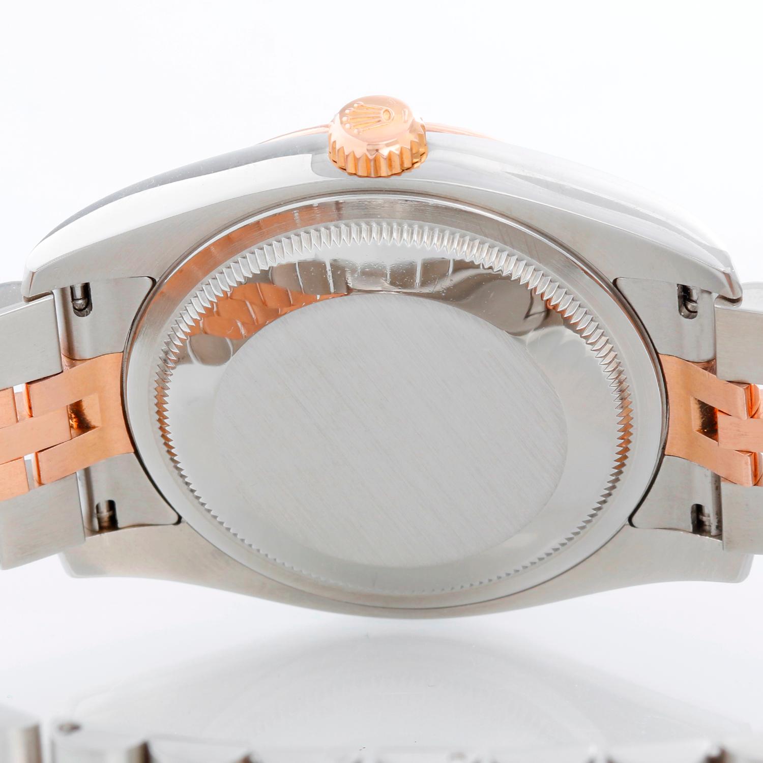 Rolex Montre Datejust pour hommes 2 tons acier/or rose 116231 Pour hommes en vente