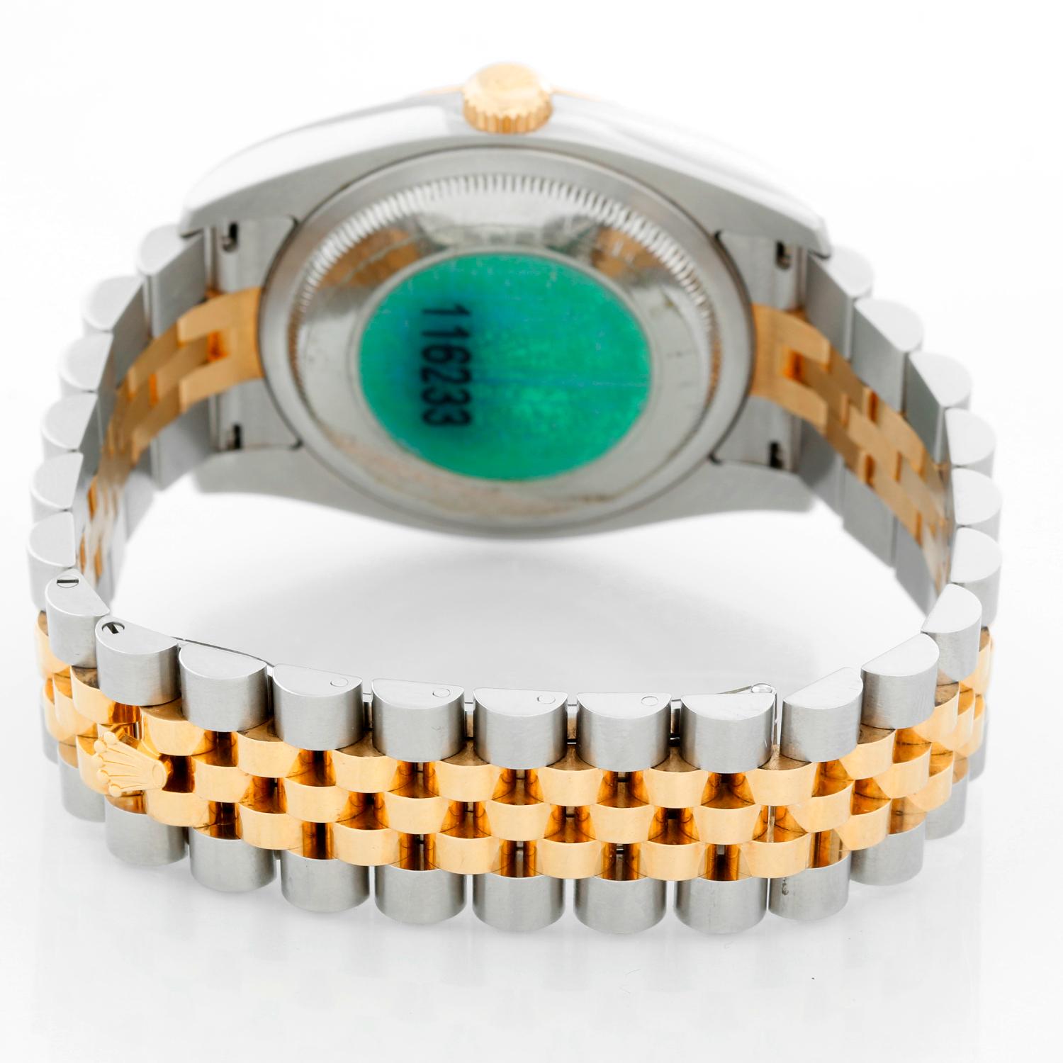 Rolex Datejust Men's 2-Tone Watch 116233 In Excellent Condition In Dallas, TX